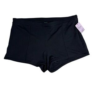 Wild Fable Black High-Rise Stretch Ponte Micro Hot Shorts NWT Women’s Size Large